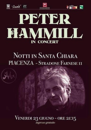 Peter Hammill Piacenza Santa Chiara 2023